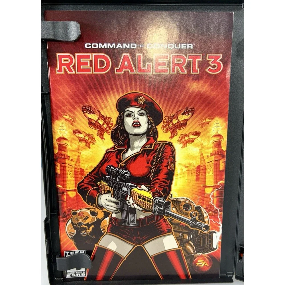 Command & Conquer: Red Alert 3 PC DVD ROM Complete with Manual and Poster Tested